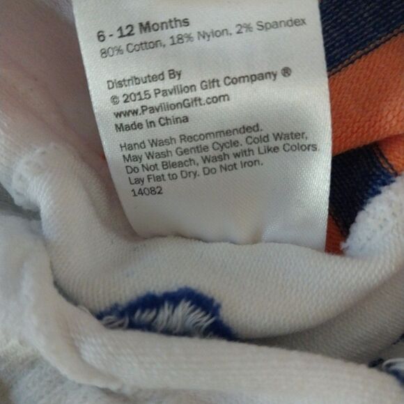 Izzy & Owie Baby Infant Boy Pants 6-12M Striped Knit Lacrosse Racket Leggings - Picture 5 of 5